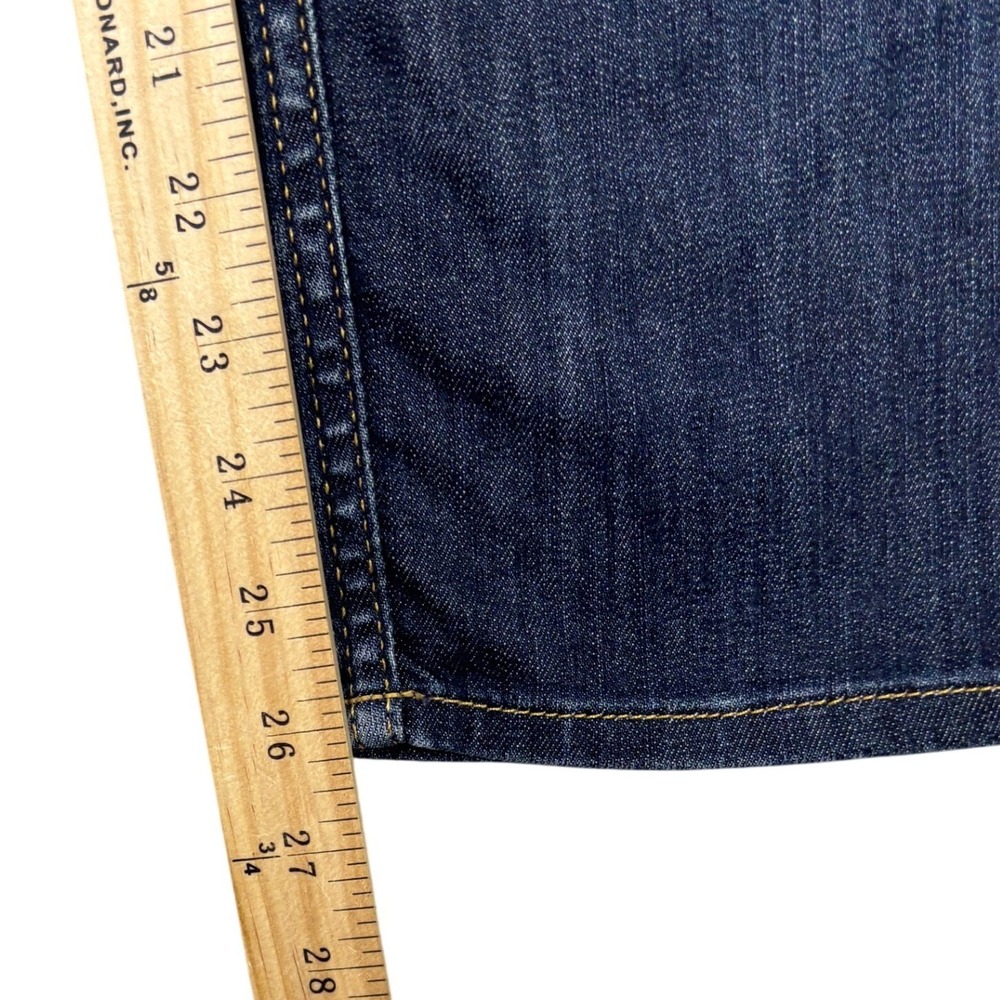 Hudson Jeans Women 29 Blue Straight Leg Double Button Flap Pocket Denim Pants - Picture 6 of 7